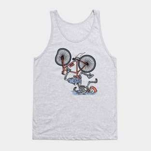 accident while riding a bicycle Tank Top